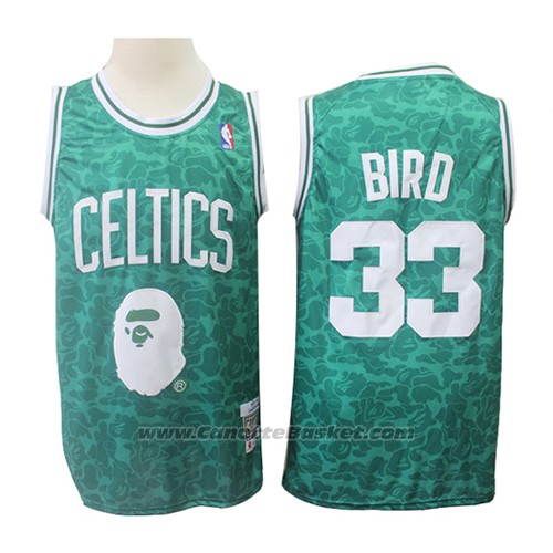 Maglia Boston Celtics Larry Bird #33 Mitchell & Ness Verde